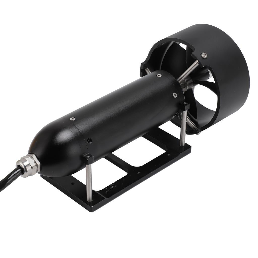 Underwater Thruster 24‑50V CNC Machinin Aluminum Alloy Waterproof Brushless Underwater Thruster for Boat Diving