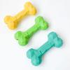 Rubber  Shaped Bone Toys Bite-resistant Pet Chew Toy Pet Leaky Food Bone Toy  Gift