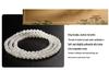 Sammlerstück Hetian Weißjade Mehrkreisarmband mit Schafsfett-Jadeperlen
