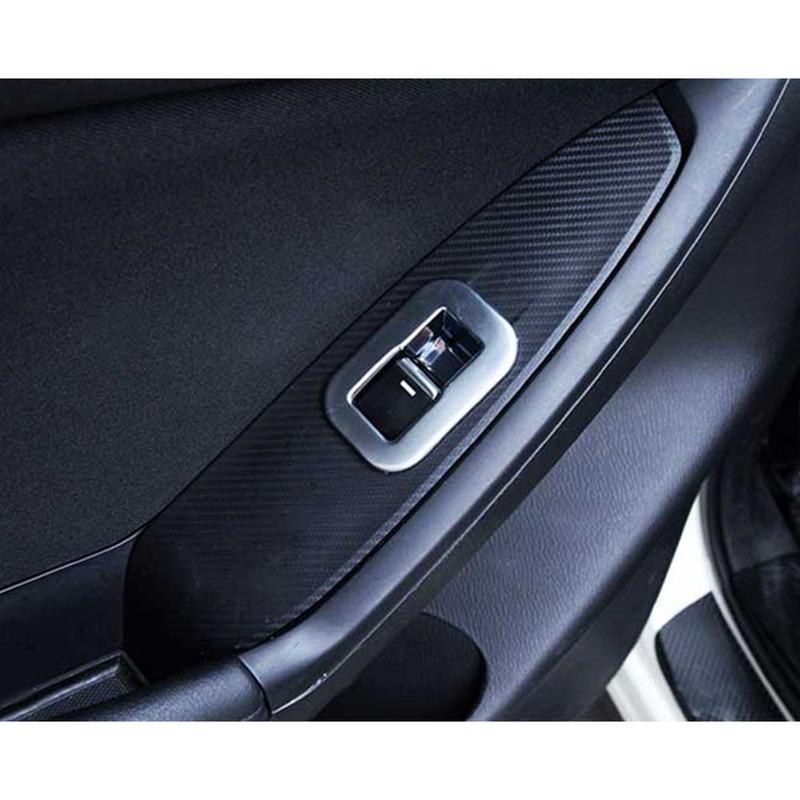 For Mazda CX-5 CX5 2012 2013 2014 2015 2016 Car Abs Door Window Glass Panel Armrest Lift Switch Button Trim Frame Molding 4PCs