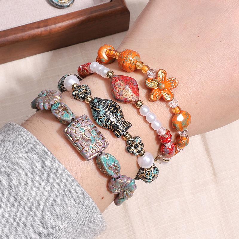 10g/bag 5-20mm Acrylic Imitation Picasso Blend Beads DIY Bracelet Necklace Earrings Jewelry Accessories