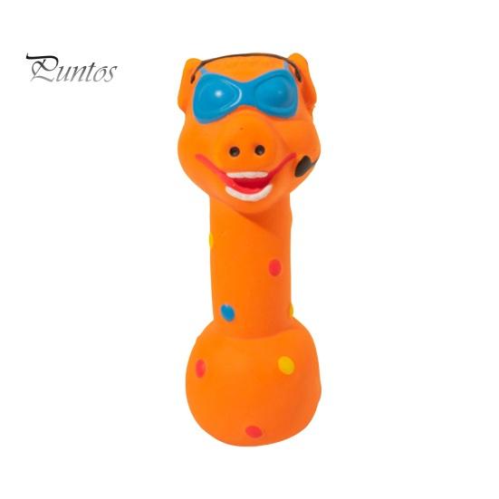 Kauspielzeug für Hunde aus Latex, robust, bissfest, Hantel-Kauspielzeug, Reinigung der Mundgesundheit, Vorbeugung von Zahnstein, lustiges Hundespielzeug für mittelgroße und große Rassen