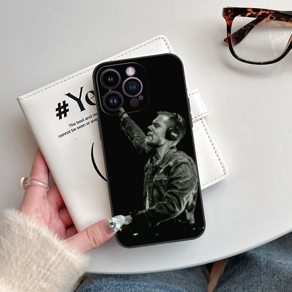 Armin van Buuren Handyhülle für iPhone 15 14 13 12 11 X XR XS 8 7 Pro Max Plus Mini Schwarze Weiche Handyhülle Funda