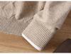 Men's Cashmere Sweater - Autumn/Winter Collection: Round Neck, Loose Fit, Solid Color, Business Casual Knitted Pullover