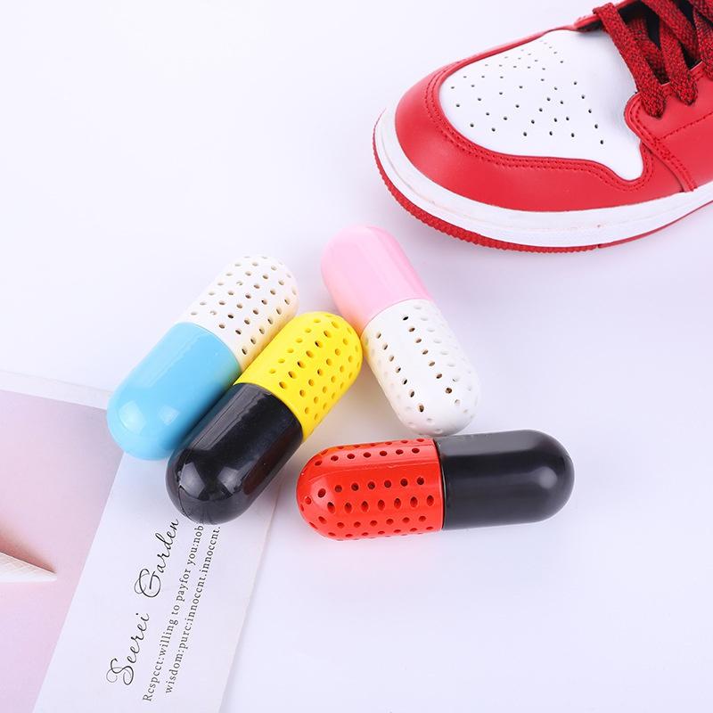 Deodorizer Shoe Closet Steriliser Eliminator Drawer Air Purifying Smell Remover Capsule Shape Moisture Absorber Dryer Ball