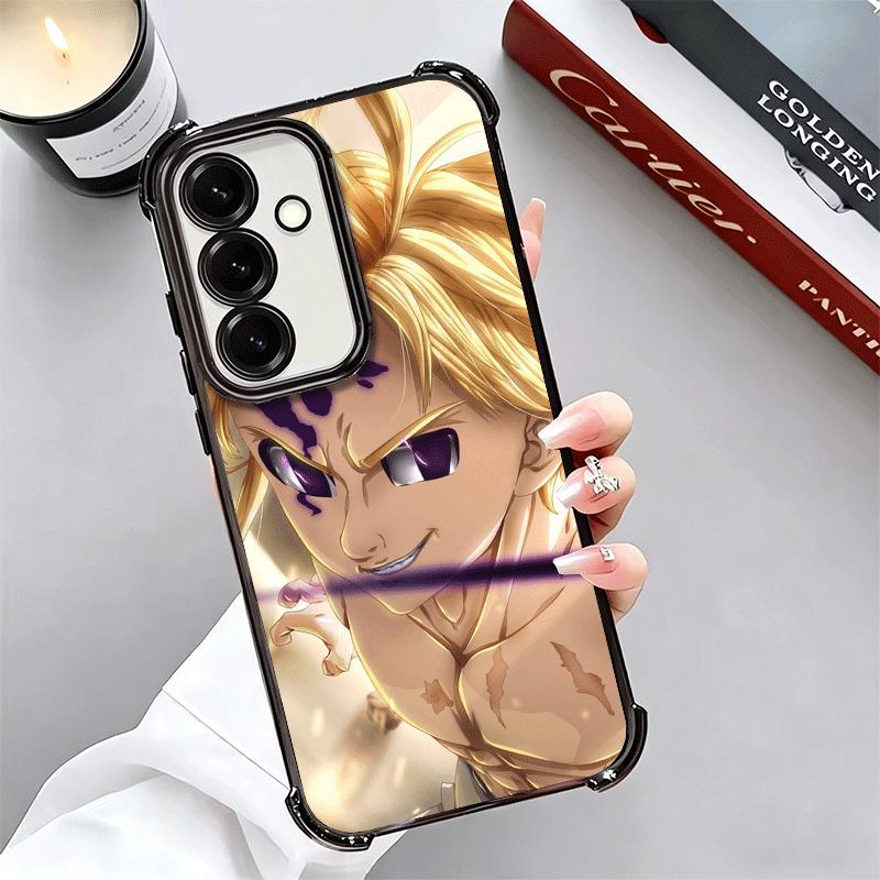 Seven D-Deadlys Sins Meliodas Soft Phone Case For Samsung A17 A27 A07 A37 A57 A16 A56 A15 A55 A14 A54 A13 A53 A26 A36 A25 A35 A2