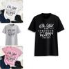 Trendige Damenmode Lockere bedruckte T-Shirts aus weicher Baumwolle für Komfort im Freien