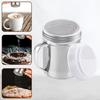 Stainless Steel Powder Shaker Fine Mesh Sugar Cinnamon Dispenser with Handle & Seal Lid Dishwasher Safe Flour Sifter for Baking Coffee & Dessert Decor