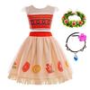 Nuovo Film Oceania 2 Vestito da Bambina Costume per Festa di Halloween Abito Elegante da Principessa Bambini Outfit Vaiana Vestito