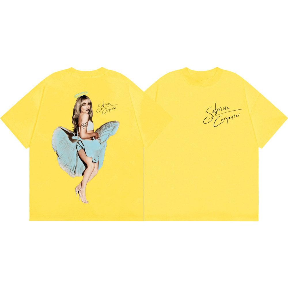 Singer Sabrina Carpenter Graphic T Shirts Men Women Clothing Fashion Aesthetic T-shirts Summer Casual Loose Short Sleeve T-shirt