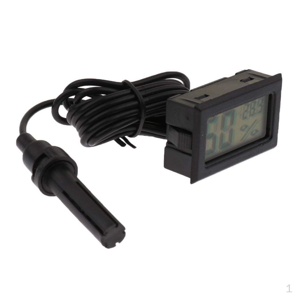 

Digital Humidity Meter Room Temperature LCD Hygrometer PICK чорний
