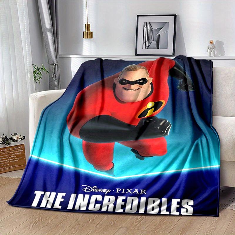 1pc, "The Incredibles Mr. Incredible Superhero Blanket Soft Throw for Home Decor, Couch Cover, Outdoor Use, Travel, Camping
