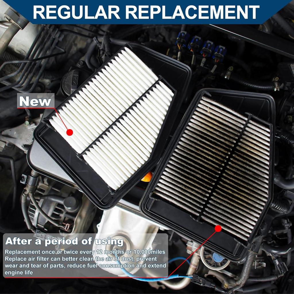Car Engine Air Filter No.13717619267/13718513944 for BMW 228i Gran Coupe Base 2.0L L4 - Gas 2021-2024 Long Life Filter Air Cleaner Element 1 Pcs