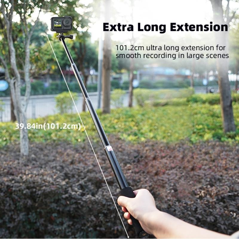 Extendable Gimbal Cameras Extension Rod Foldable Sports Cameras Selfie Stick for Pocket 3 Vlog Accessories