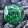 12.55 Ct Cushion Cut  Loose Gemstone Natural Green Emerald CERTIFIED AR-2736