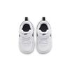 (TD) Nike Court Borough Low 2 'White Black' Baby BQ5453-104