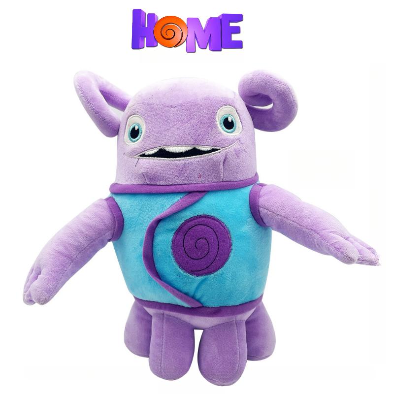 Oh Home Dreamworks Plush Toy Stuffed Doll Purple Alien Game Home Decor Kid Gift