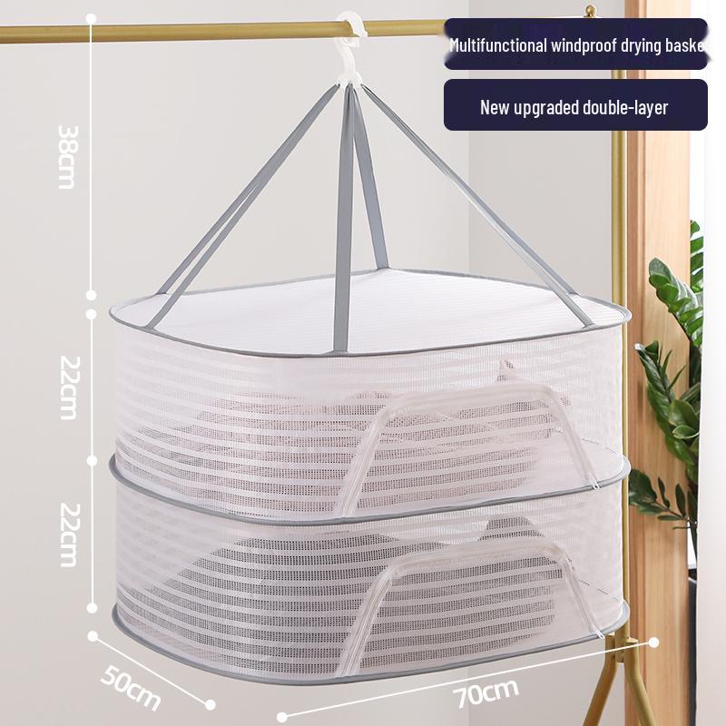 Multifunctional Drying Rack: Sock, Sweater & Underwear Flat Lay Net.