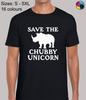 Save The Chubby Unicorn Funny Novelty Regular Fit T-Shirt Mens Womens Tees Top Top TShirt Tee for Men