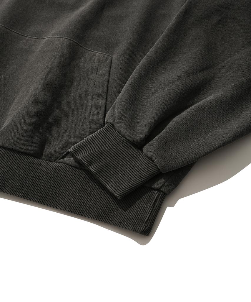 Balloon Suade Logo Hoodie [Pigment Black]