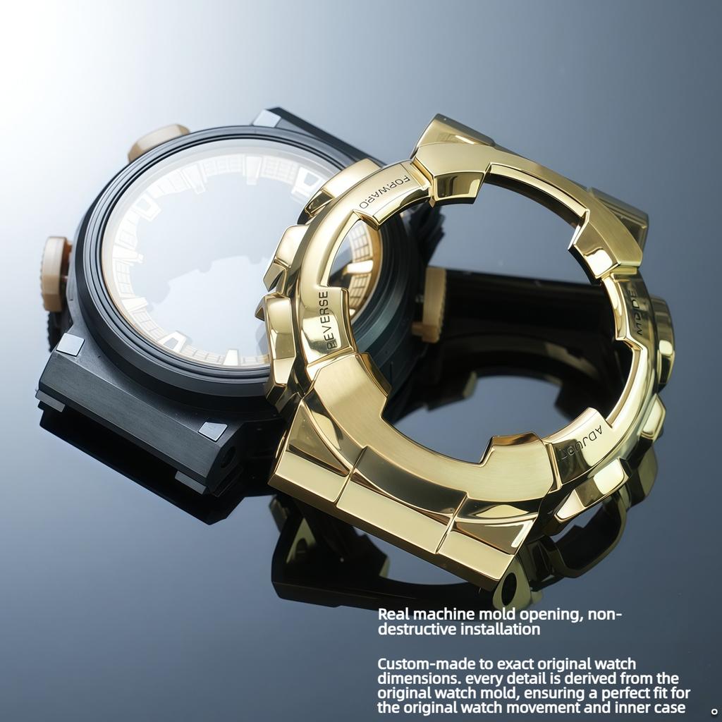 NUOVO Kit Mod GM-110B Cinturino Cassa Per Casio G-shock GM-110 da uomo Cassa Acciaio Inossidabile Modificata Cinturino Orologio Bracciale Metallico Con strumenti