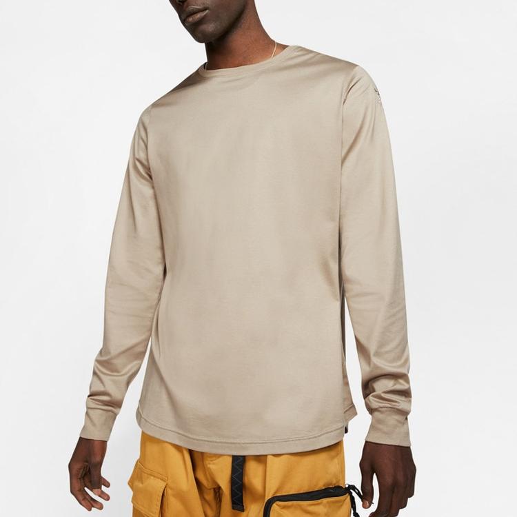 Nike x John Elliott LeBron James LS T-shirt Tan Men Streetwear AA7106-247