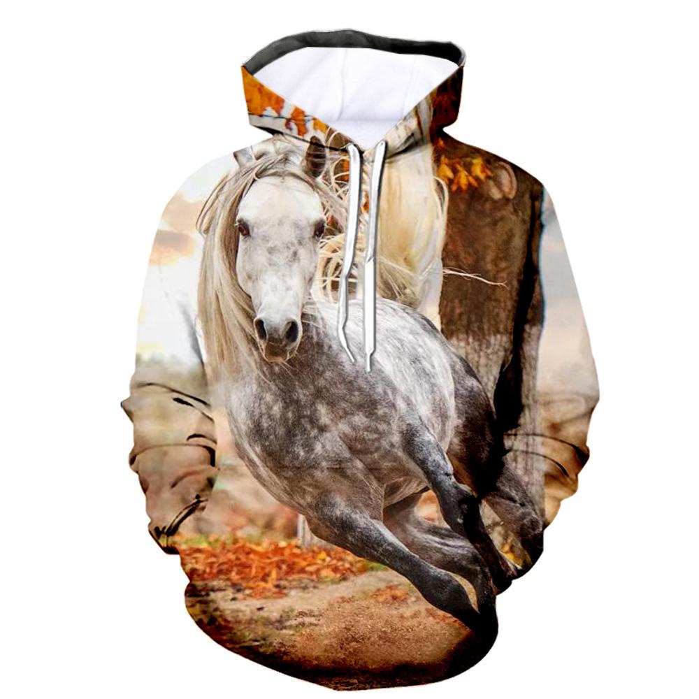 New Fashion Animal Squirrel 3D Printing Hoodie Hanorac casual unisex cu mânecă lungă