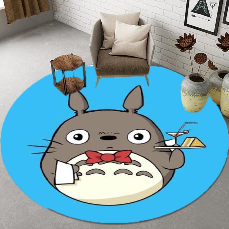 2023 Animation Cartoon 3D Rugs Round Mats Round Rugs Bathroom Mats Home Decoration Kitchen Rugs Living Room Rugs Non-slip Rugs