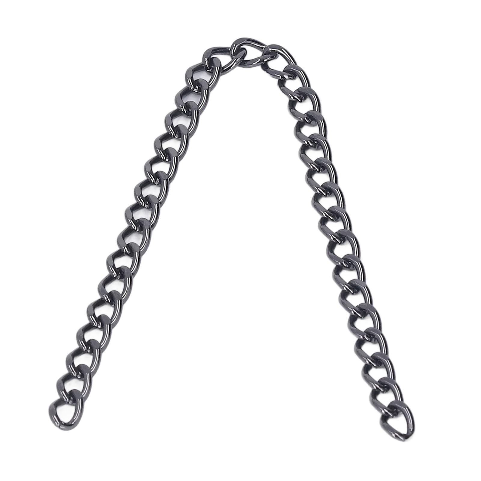 

32,8 футов медные цепи панцирного типа DIY ручная работа отрезная длина металлическое ожерелье из звеньев цепи чёрный