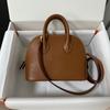 Nouveau sac à bandoulière en cuir de vachette première couche motif mouton français mini coque en cuir sac à main sac bowling