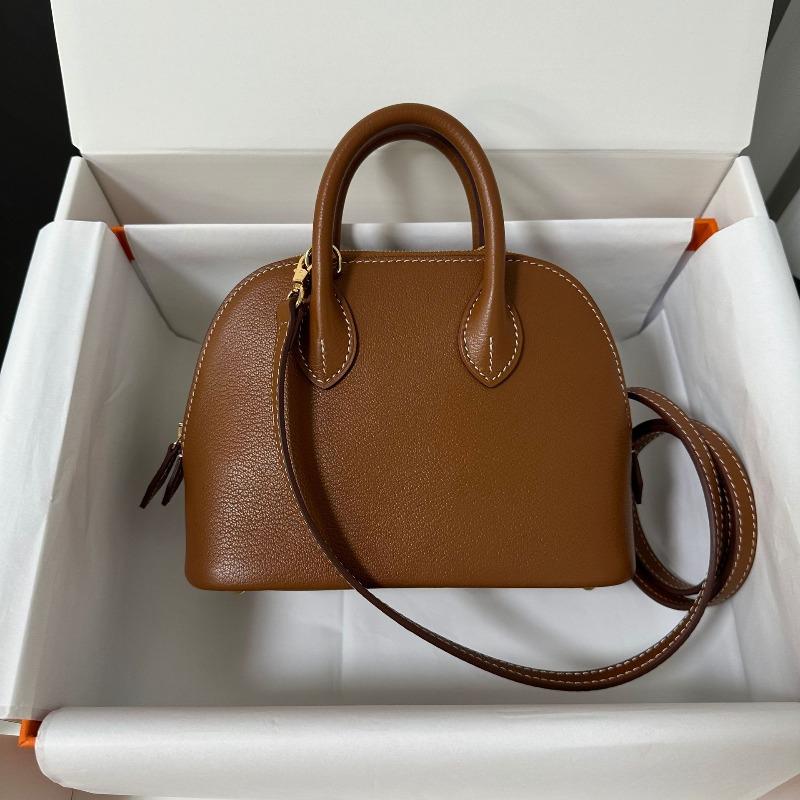 Nouveau sac à bandoulière en cuir de vachette première couche motif mouton français mini coque en cuir sac à main sac bowling