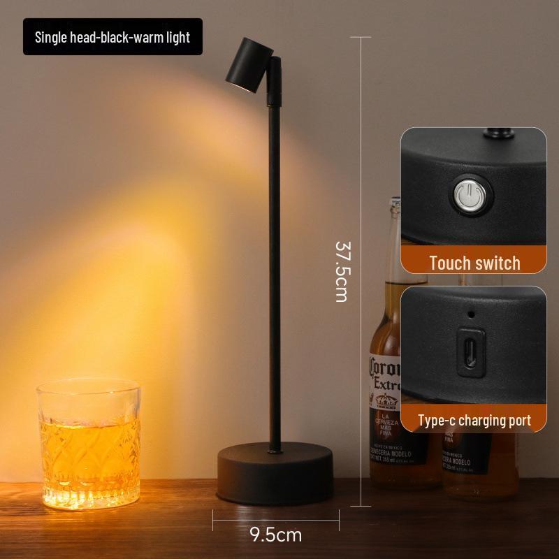 

Outdoor Table Lamp - Charging Bar Light & Night Market Atmosphere Spotlight