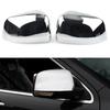 For Jeep Grand Cherokee Dodge Durango 2011- ABS Chrome Car Side Mirror Cover Wing Cap Exterior Door Trim Adhesive Sticker