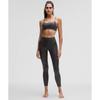 Lululemon Align  High Rise Ribbed Pant 25   Shine Radiate Foil Print Black