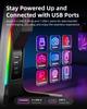 Soporte para Auriculares Gaming RGB IFYOO con 2 Puertos USB y 1 Soporte para Auriculares Gaming para PC Xbox Xbox Series Soporte para Auriculares Escritorio Gamer Negro Blanco Tipo-C
