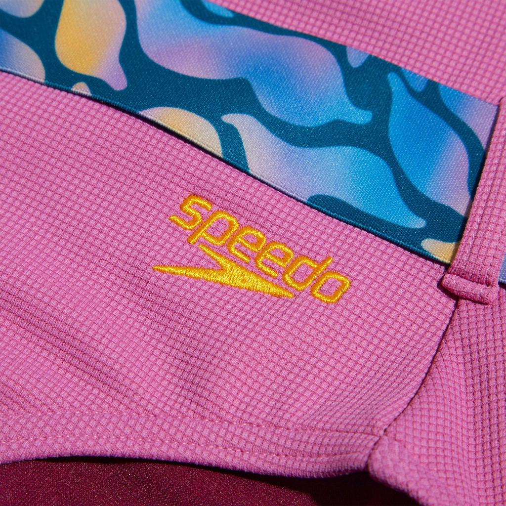 Speedo Womens/Ladies Belted U-Back One Piece Swimsuit