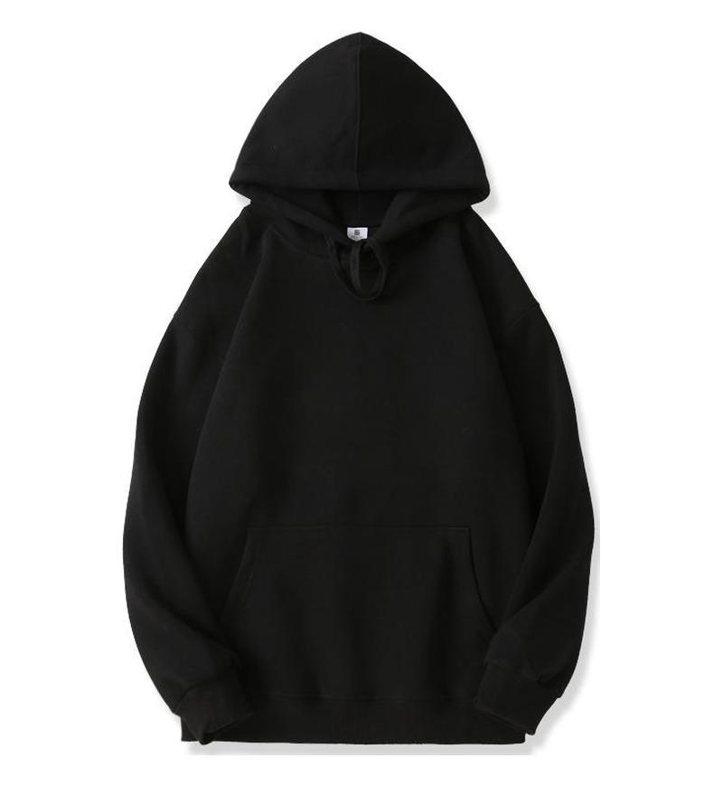 

Silver Fox Fleece Lined Hoodie Long Sleeve Drop Shoulder Hooded Sweatshirt Loose Fit Fall Winter Fashion Men s Youth Trend Fleece Lined 3XL