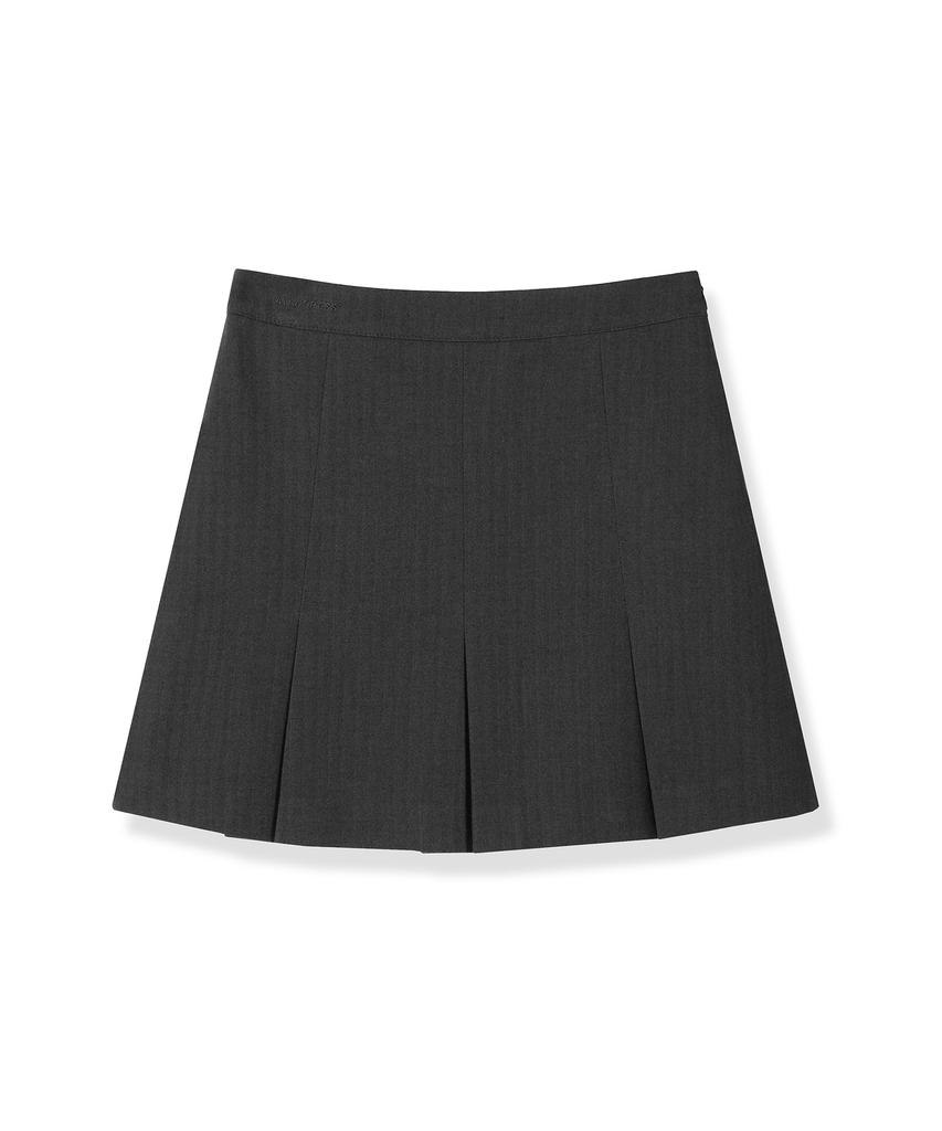 AVANDRESS Jaya Pleats Mini Skirt Black