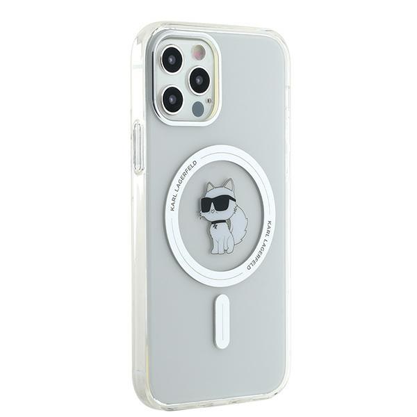 Karl Lagerfeld Klhmp12Mhfccnot Iphone 12/12 Pro 6.1 Przezroczysty/Transparent Hardcase Iml Choupette Magsafe