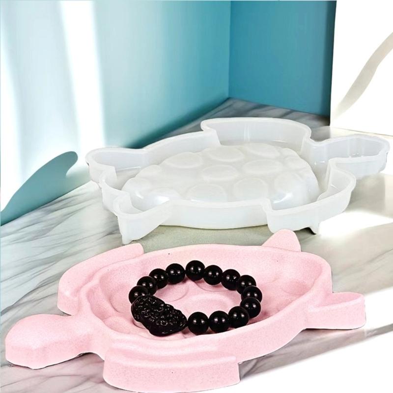 DIY Tray Silicone Mold Jewelry Tray Moulds Sea Turtle Shape Dish Molds Silicone Material Suitable for DIY Projects
