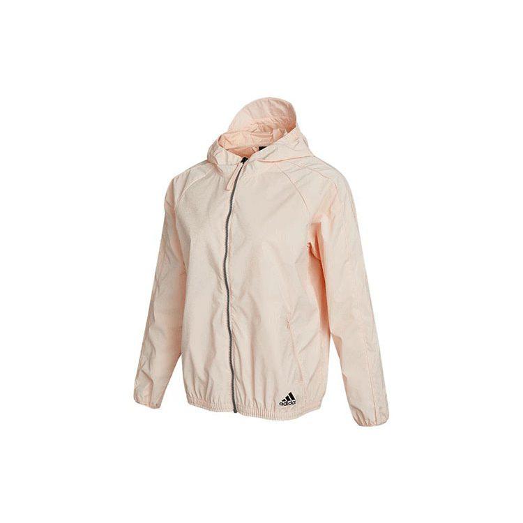 Adidas Jackets Women's Pink Hooded Moderate Other GP0668