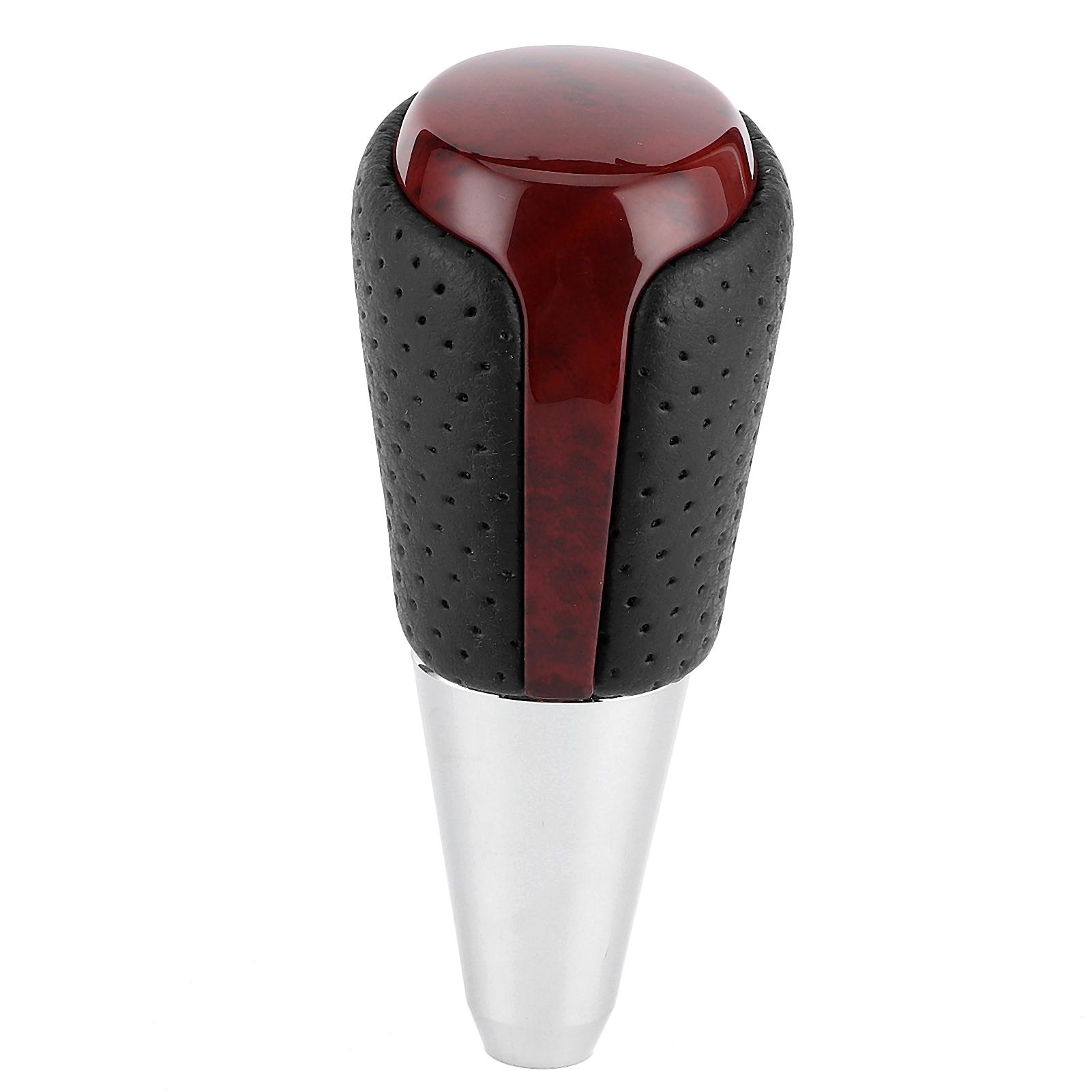 Artificial Leather Gear Shift Knob Shifter Fit for Camry RAV4  Landcruiser Corolla HighlanderBlack Perforated Leather