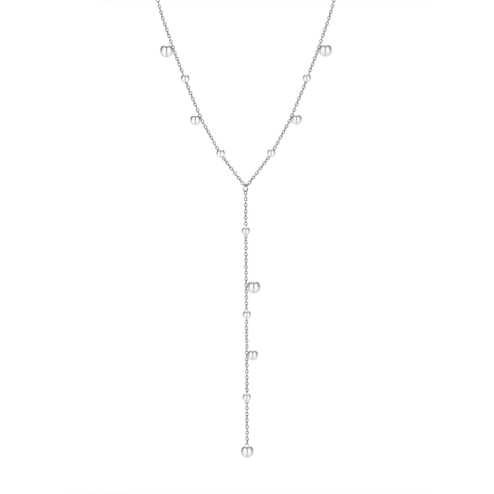 

Vnox Balls Charm Pendant for Women, Sexy Long Y Chain Necklaces, Minimalist Party Holiday Collar Jewelry