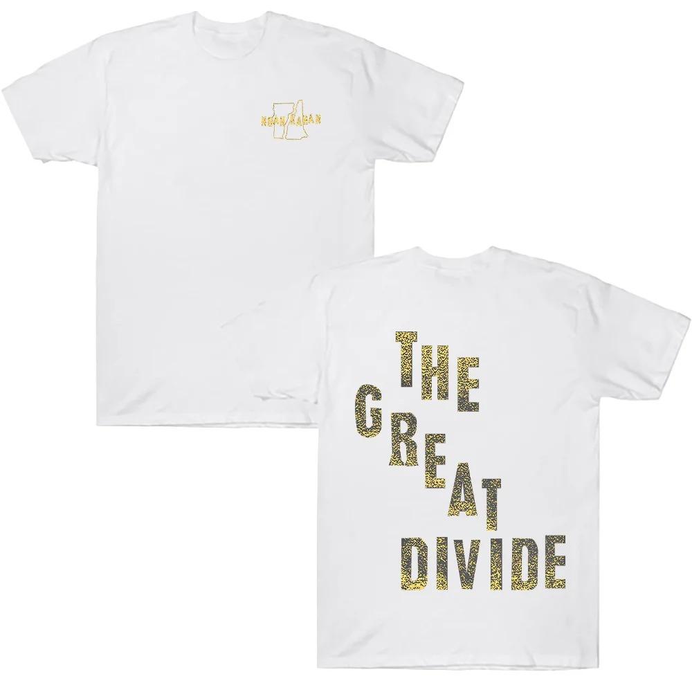 Vintage Print Tshirt The Great Divide Tee Noah Kahan Merch Tshirts Women Unisex Fashion Casual Cotton Short Sleeve O Neck Y2K Tops