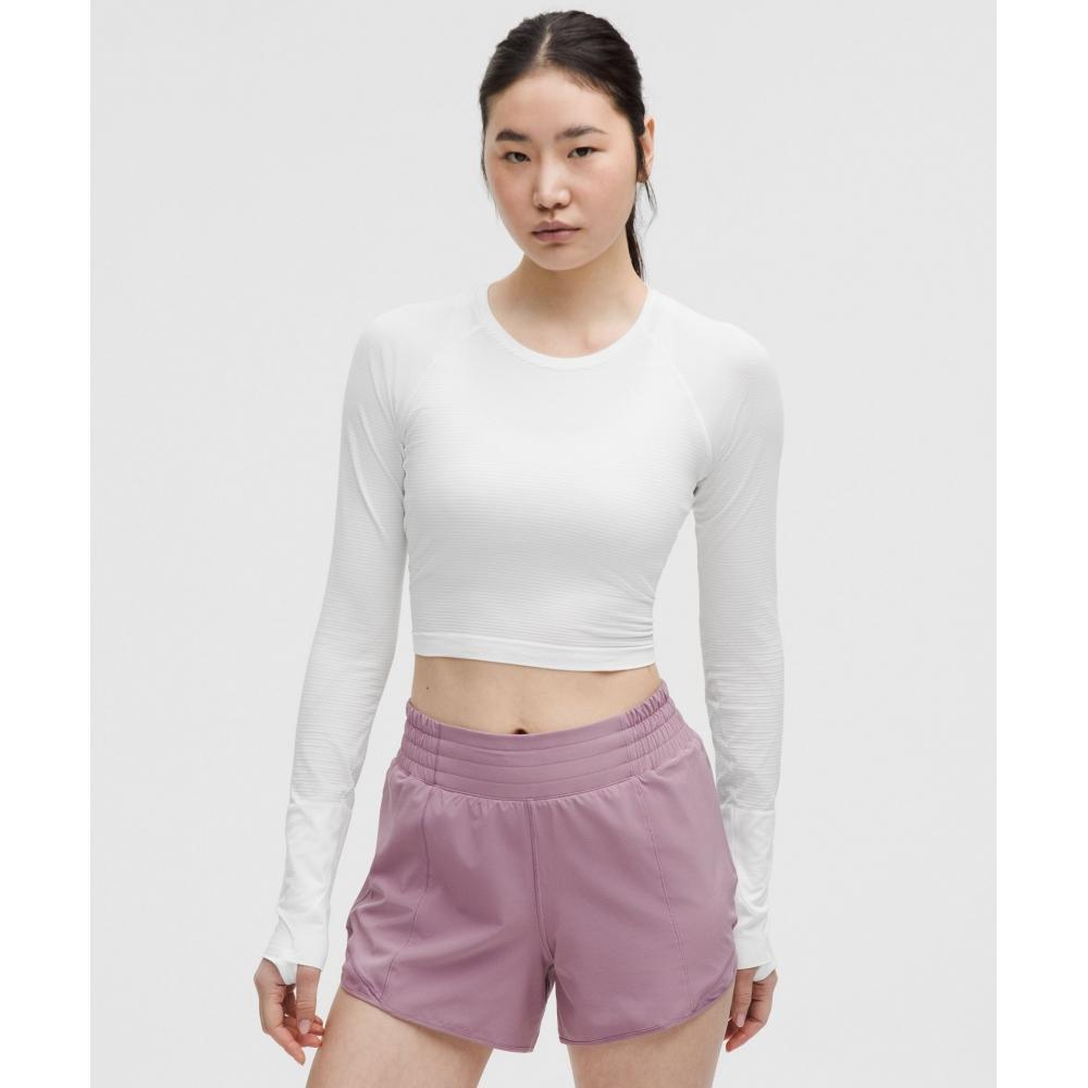 

Lululemon Рубашка Swiftly Tech Cropped с длинным рукавом 2.0 Белый Белый 8