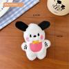 2/4 Pezzi Bambola Cane Peluche Cartone Animato Spilla Cane Orso Decorazione Zaino Studente Sciarpa Accessori Abbigliamento