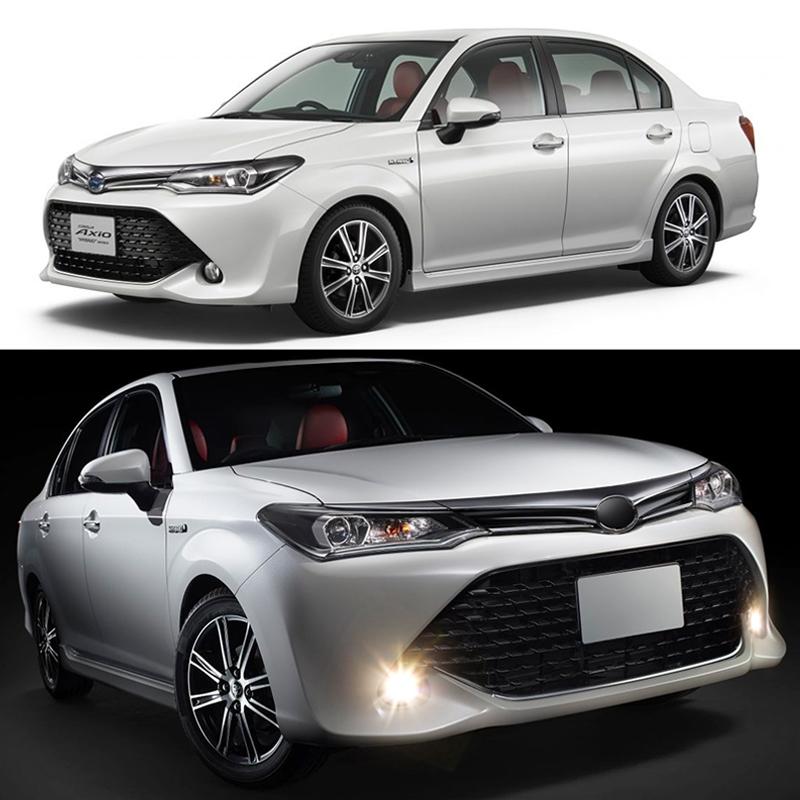 LED mlhové světlo pro Toyota Corolla AXIO 2015~ON světla pro denní svícení DRL bílé žluté