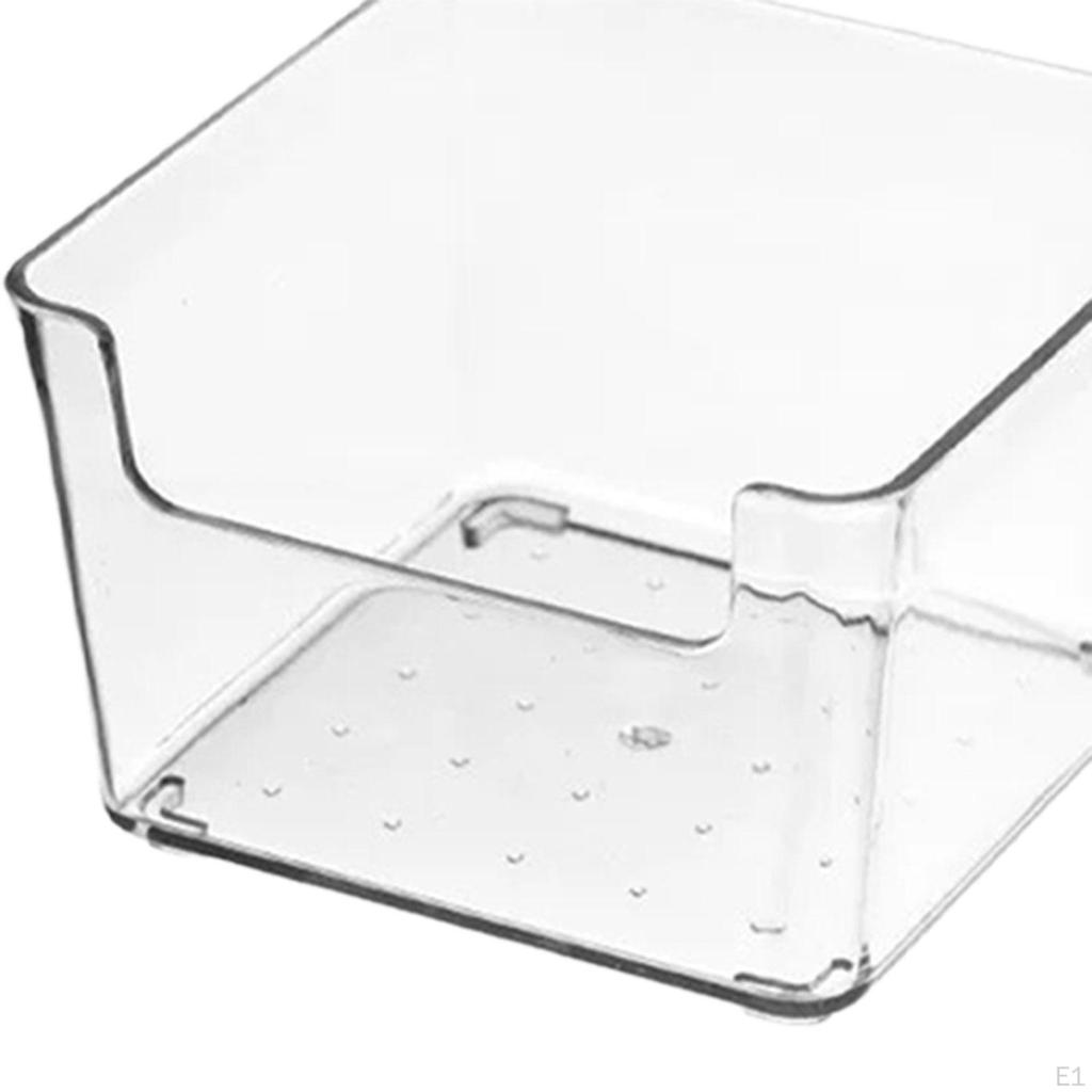 3 Pieces Acrylic Storage Box Desk Organizer Clear Drawer for Baby Products