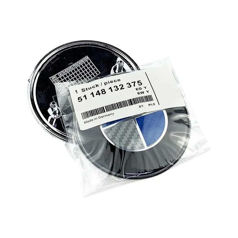 Für BMW Heiß 2025 45/74/82mm Auto Frontklappen-Emblem für E30 E38 E39 E46 E60 E61 X1 X3 X4 X5 X6 E70 X5 Heckklappen-Abzeichen Lenkrad