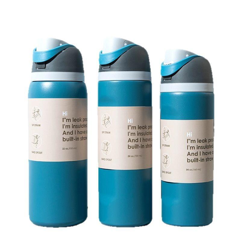 Stainless Steel Thermos Cup Large Capacity Portable Sports Water Cup